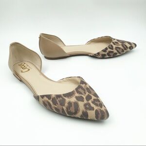 CIRCUS by SAM EDELMAN Women’s Ramona Pointed Toe Leopard Flats | Size 7